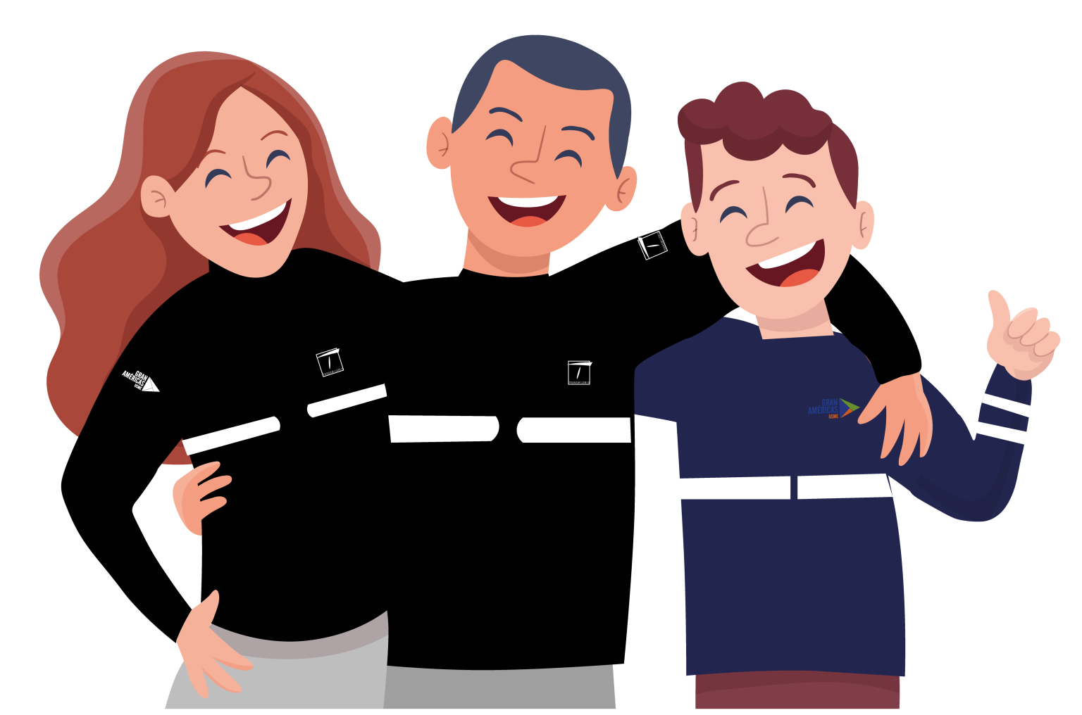 Dibujo de colaboradores del concesionario