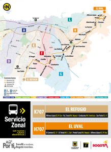 Trazado de ruta HK707