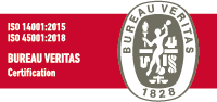 Certificación Bureau Veritas ISO14001-ISO45001